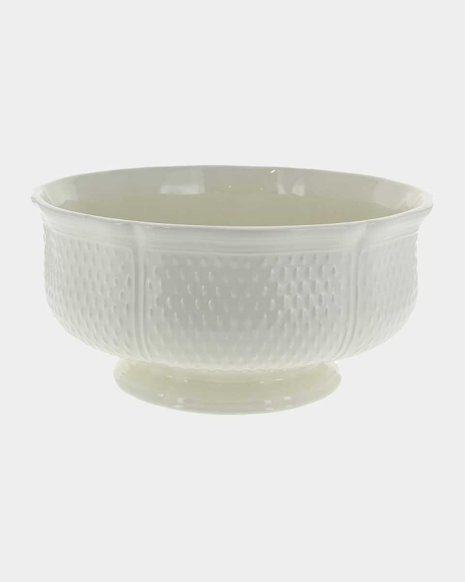 Pont Aux Choux Large Open Vegetable Bowl, White